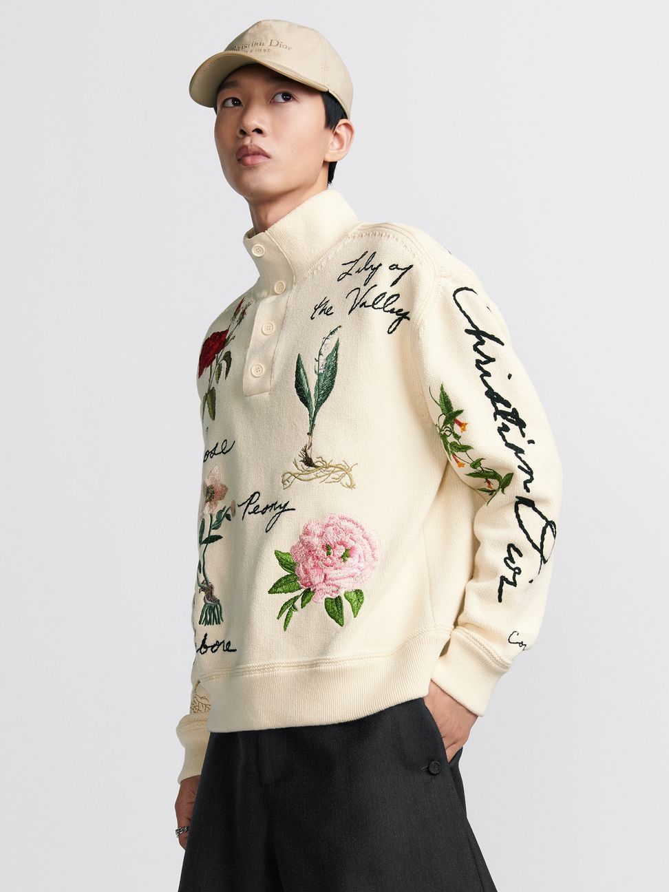 Floral Embroidered Sweatshirt - Image 2
