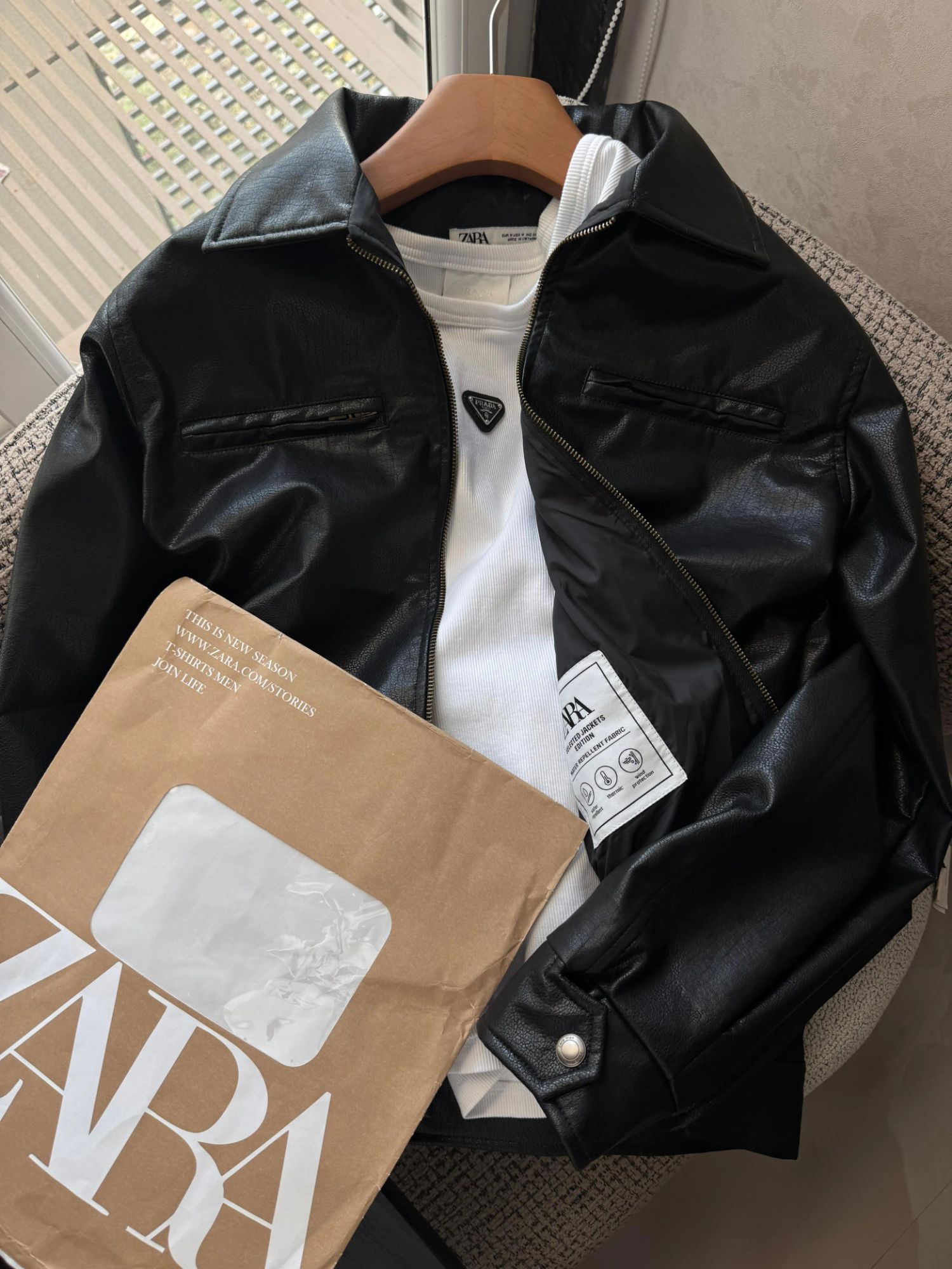 Imported Leather Jacket - Image 3