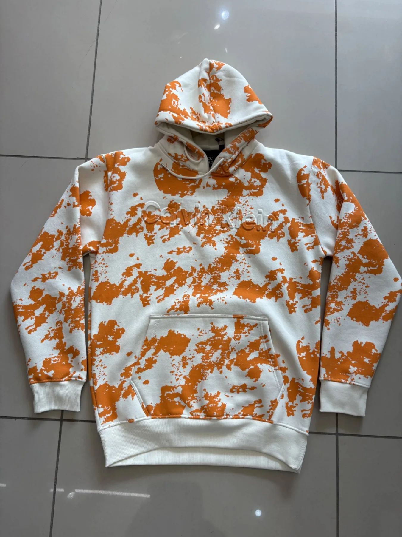 Brush Printing Hoodie