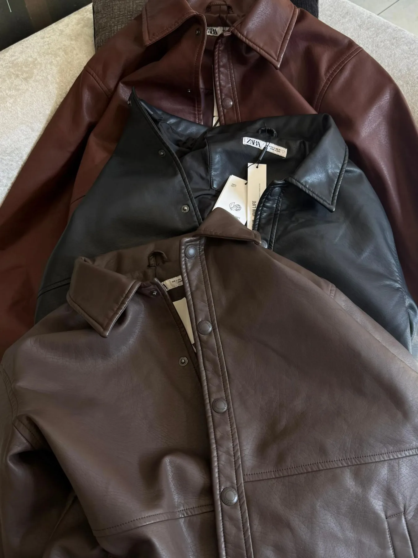 PU LEATHER JACKET